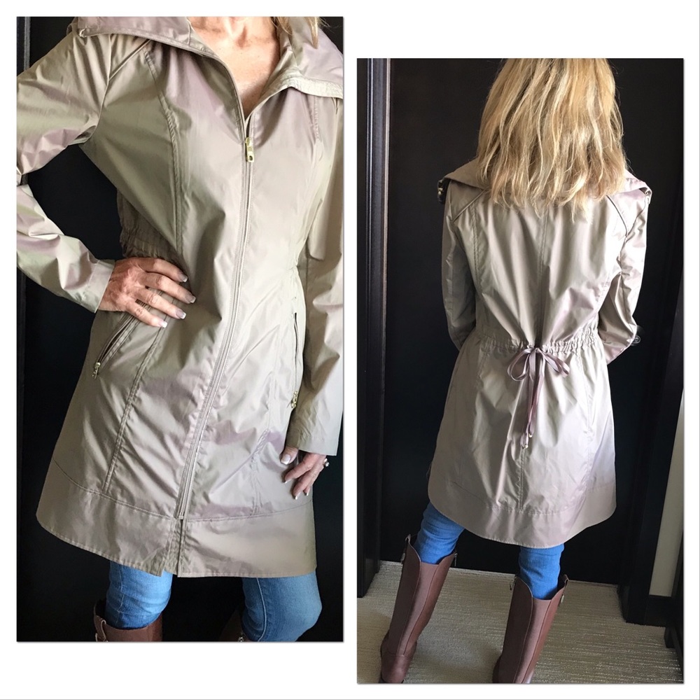 Cole Haan Light Packable Rain Jacket NWOT
